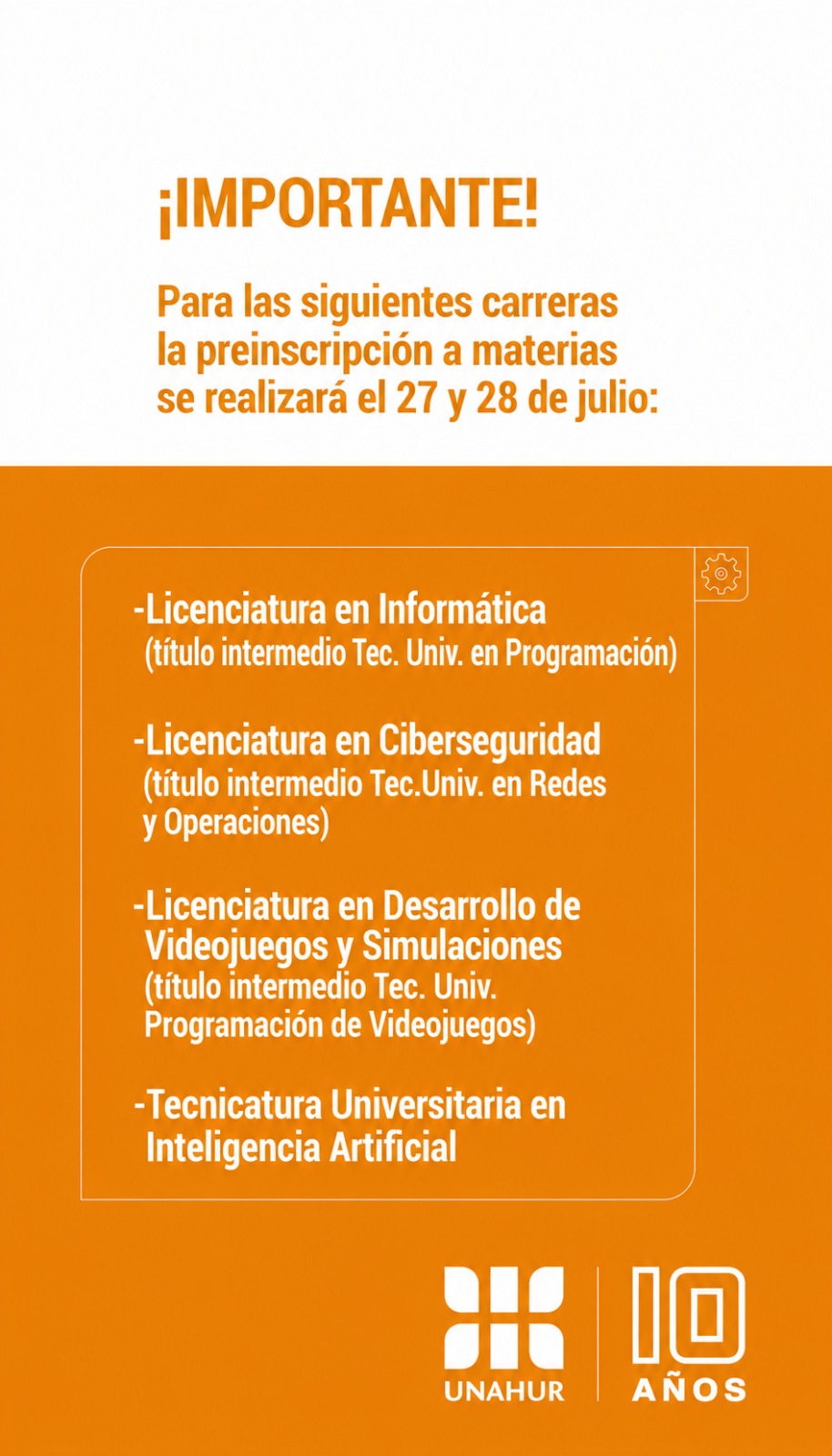 Inscripción a materias 2° cuatrimestre 2026
